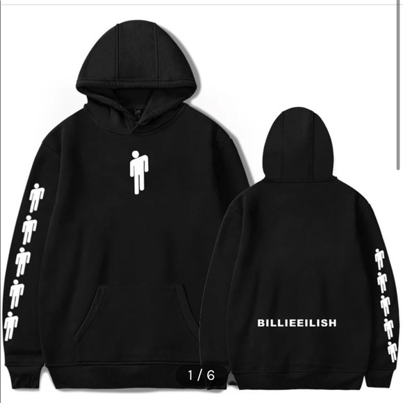 billie eilish black hoodie